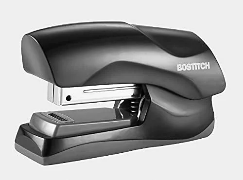 Bostitch Office Heavy Duty Stapler - 40 Sheet Capacity, No Jam, Half Strip, Fits into the Palm of Your Hand, For Classroom, Office or Desk, Black
