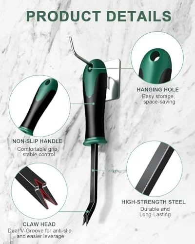 Heavy Duty Staple Remover - Upholstery Staple Puller Lifter Tool for Carpet, Hardwood Floors, Furniture, Construction, COMBATCH